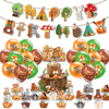 Waldtier-Themenparty-Set
